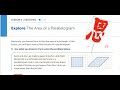 Understanding Parallelograms and Measurements