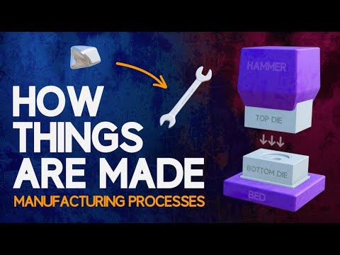 YouTube video thumbnail: How Things Are Made: An Introduction to Manufacturing Processes