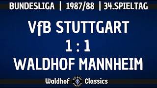 1987/88 | VfB Stuttgart - SV Waldhof Mannheim