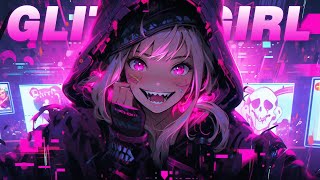 [1 hour]Twisted Songs for the GLITCH GIRL in red rain 💿🩸《ROCK MIX》