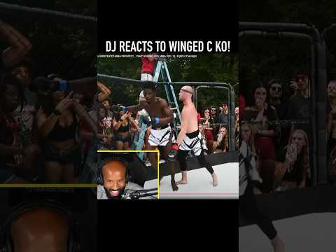 ‘He’s AURA FARMING!’ DJ Reacts To Winged C’s KO 😂