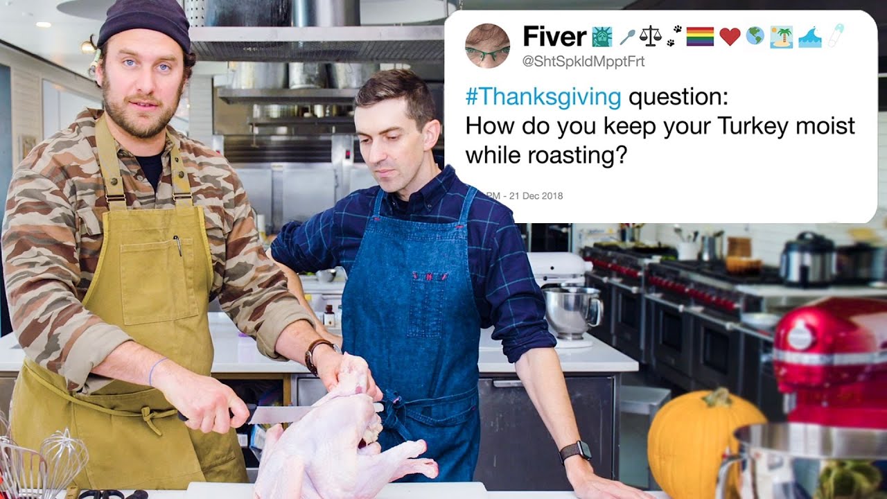Bon App-tit's Brad & Chris Answer Thanksgiving Questions From Twitter - Tech Support