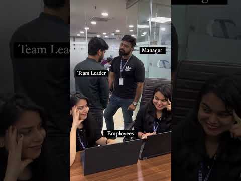 Employees-Team- Leader Manager #comedy #anniversary #funny