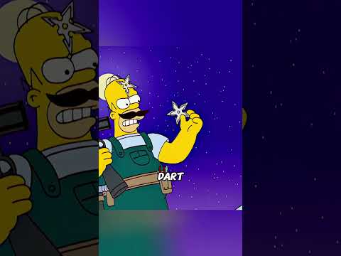 Homer became an assassin ๐ #thesimpsons #simpsons #shorts #cartoon