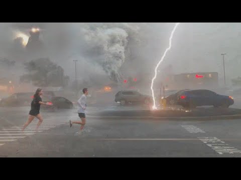 2 minutes ago ! ⚠️ Intense Hail Storm & wind squalls in NSW, Australia