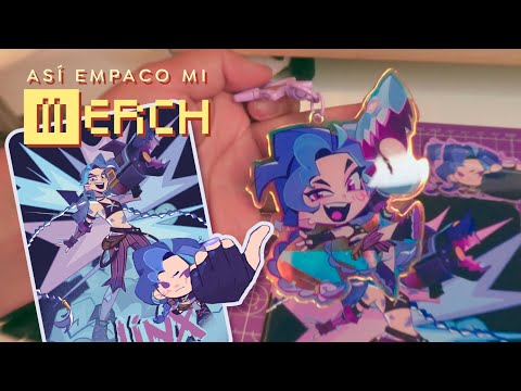 ★ Así empaco mi MERCH! ★ Llavero JINX PREORDER | Vblog