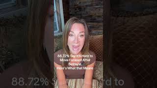 88.72% say it's hard to move forward after betrayal. Here's what that actually means