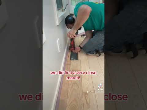 What do you do when you break a discontinued tile?  #diy #hardwood #paybills