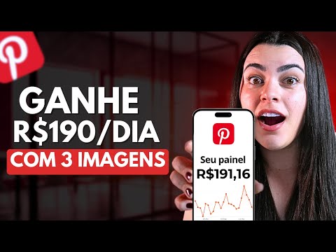 Ganhe R$190 para fazer 3 imagens no PINTEREST (ATUALIZADO)