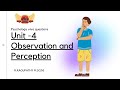 Attention and Perception Concepts
