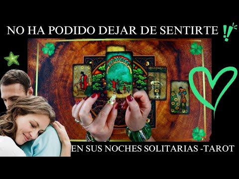 ALGUIEN NO DEJA DE PENSAR EN TI. NO HA PODIDO DEJAR DE SENTIRTE EN SUS NOCHES DE SOLEDAD💔TAROT❤️