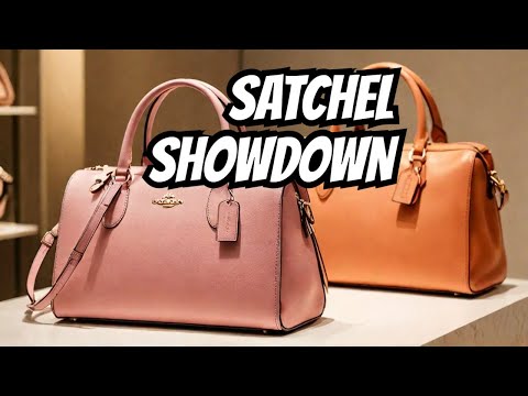 COACH SATCHEL SHOWDOWN COACH LARGE ROWAN & ROWAN SATCHEL SIDE BY SIDE COMPARISON #coach #coachbag