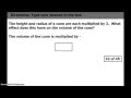 Effect of Tripling Cone Dimensions
