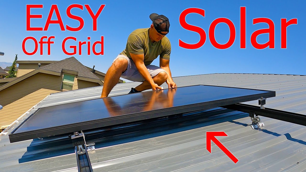 Off Grid Solar Battery! – So easy its *Almost* Cheating…