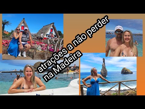 Casas de Santana,Piscinas naturais Porto Moniz,Ribeira da Janela,Cascata véu da noiva.vídeo n°1198
