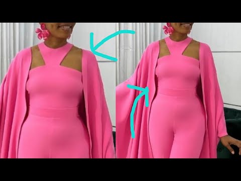 How to Cut & Sew A Crop Top with Yoke CutOut neatly.