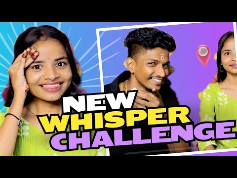 Tamil vs Hindi | Whisper Challenge (Part 2) With Niveta 😍😂❤️