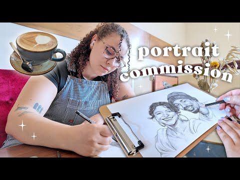 Showing You My Portrait Commission Drawing Process ✍🏼
