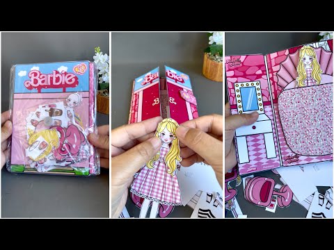 Quite book Papper doll barbie