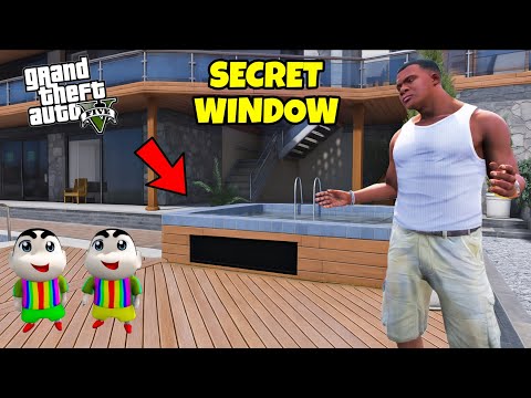 FRANKLIN FOUND A SECRET WINDOW NEAR HIS HOUSE IN GTA 5