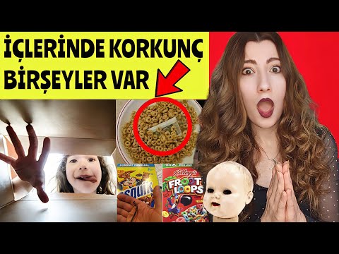 Kahvaltılık Gevrek Kutularından Çıkan KORKUNÇ Şeyler 😱