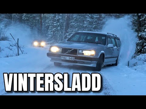 SLADDAR IN FÖRSTA SNÖN MED VINTERBILAR + KRASCH - [VLOGG #718]