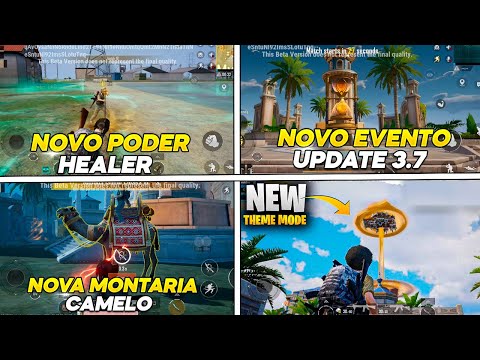 NOVO EVENTO l NOVOS PODERES - PUBG MOBILE UPDATE 3.7