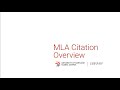 MLA Citation Practices and Guidelines