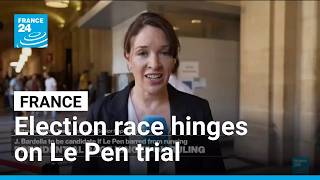 YouTube video thumbnail: French 2027 Presidential Race Hinges on Le Pen Appeal Verdict 