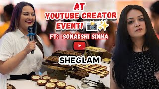 YouTube Event Vlog Ft. Sonakshi Sinha 😍 but NO WASHROOM?! 🚫 ✨ SHEGLAM Makeup Hack! 😱🫠