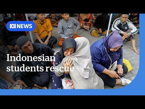 YouTube video thumbnail: Search Continues for Students Missing Under Rubble of Indonesian School