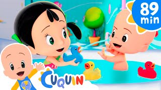 Canción del baño 🧼 y más canciones infantiles para bebés con Cleo y Cuquín