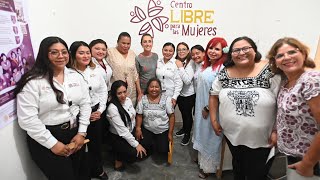 Inauguración: Centro Libre para las Mujeres. Calakmul, Campeche