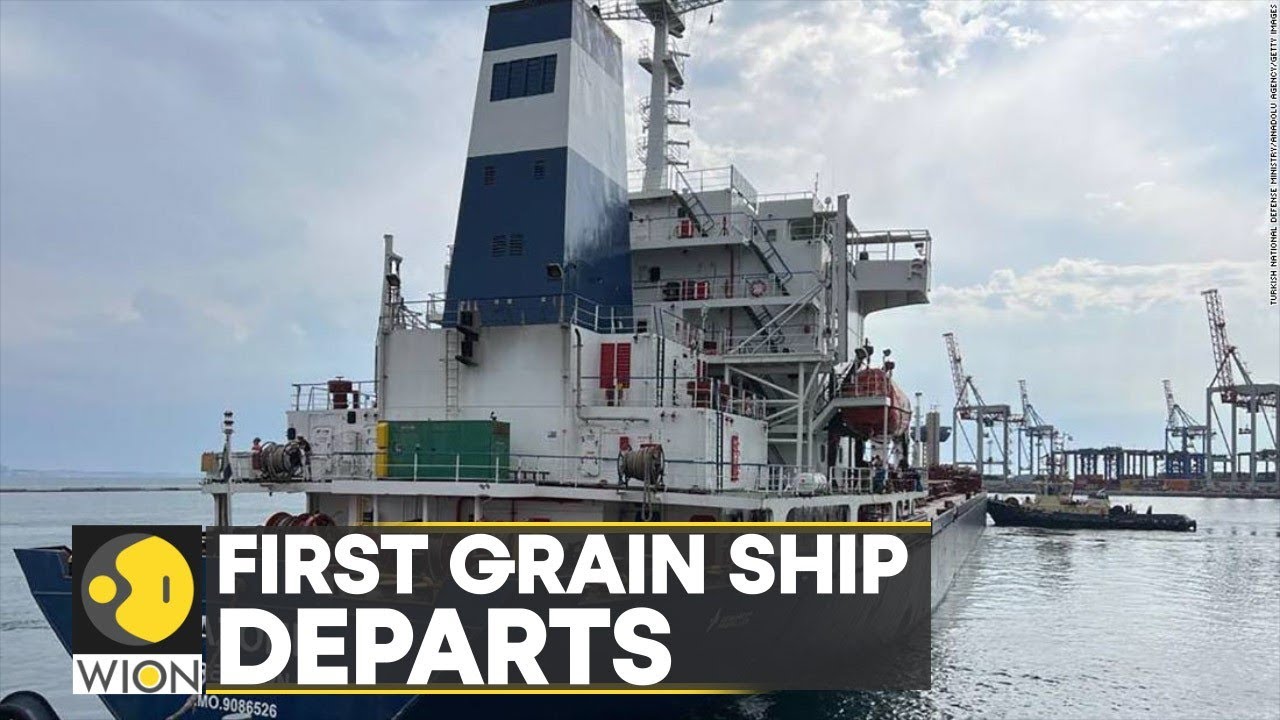 Russia-Ukraine Crisis: First grain ship departs from Odessa