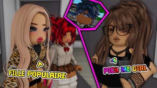 La PICK ME GIRL de l'école VS la FILLE POPULAIRE SUR BROOKHAVEN RP ! Roblox Drama Movie