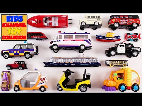 Learn Names & Sounds of City Vehicles for Kids