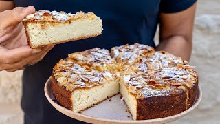 Gâteau italien ricotta–amande au citron 🍋 Moelleux & parfumé