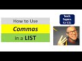 Mastering Comma Usage in Lists