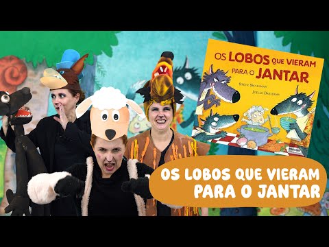 "Os lobos que vieram para o  jantar"  de  Steve Smallman