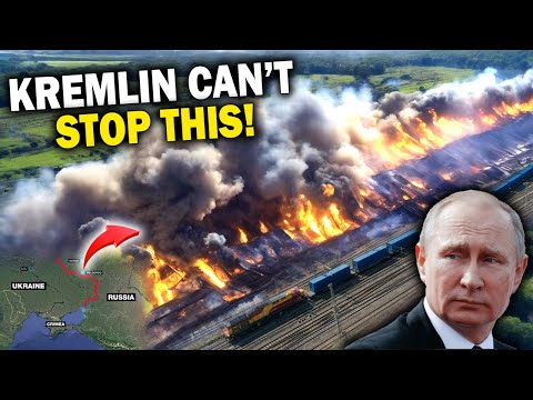 BREAKING! Ukraine cut off the most important Russian railway and blew up the fuel tanks!