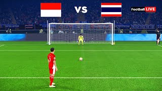 INDONESIA VS THAILAND | PENALTY SHOOTOUT | ASEAN CHAMPIONSHIP 2025 | eFOOTBALL PES GAMEPLAY