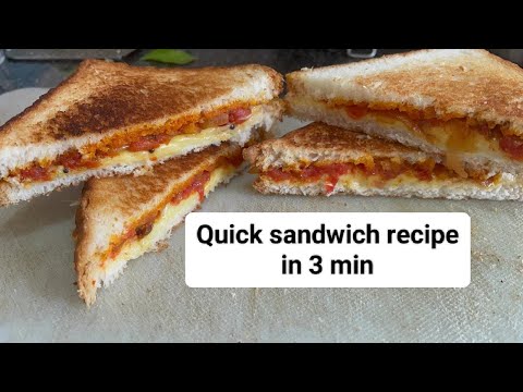 Restaurant style sandwiches in 5 minute