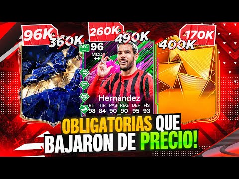 10 CARTAS META QUE MÁS BAJARON DE PRECIO EN FUTTIES EN FC 25