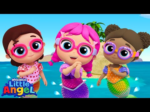 Mermaid Princesses - Twinkle Little Star | Little Angel Kids Songs & Nursery Rhymes