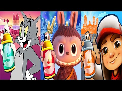 Subway Surfers Barcelona 2025 Tricky vs Talking Tom vs Labubu Run Gameplay HD