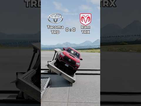 Toyota Tacoma TRD VS Dodge Ram TRX #bemngdrive #محاكي_الحوادث #اكسبلور