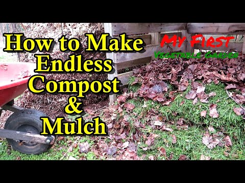 Start A Spring Layered Compost Pile Today for Endless Mulch & Compost: Grass, Leaves, Cardboard