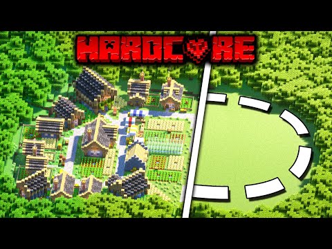 I'm Building the Village I’ve ALWAYS Wanted in Minecraft Hardcore