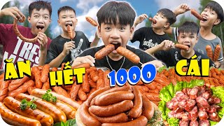 Thử Thách Cùng Thành Viên Mới Trong Team - Người Cuối Cùng Ngừng Ăn Xúc Xích | Minh Khoa TV