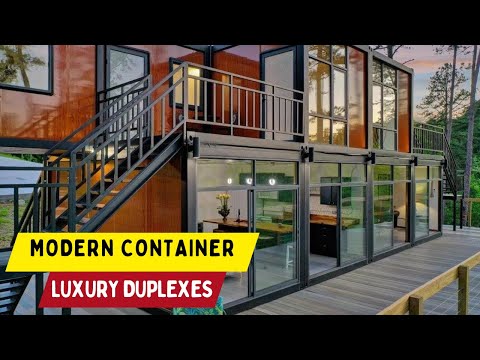 Luxury Shipping Container Duplexes with Breathtaking Sunset Views